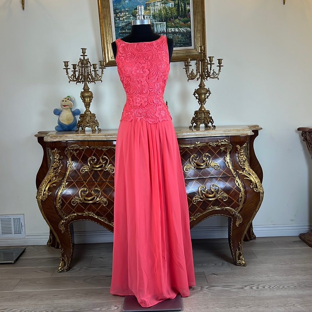 Meier Collection formal embroidery mother of bride evening dress